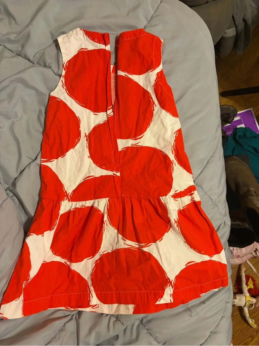 Gymboree Red and White Polka Dot Sleeveless Dress